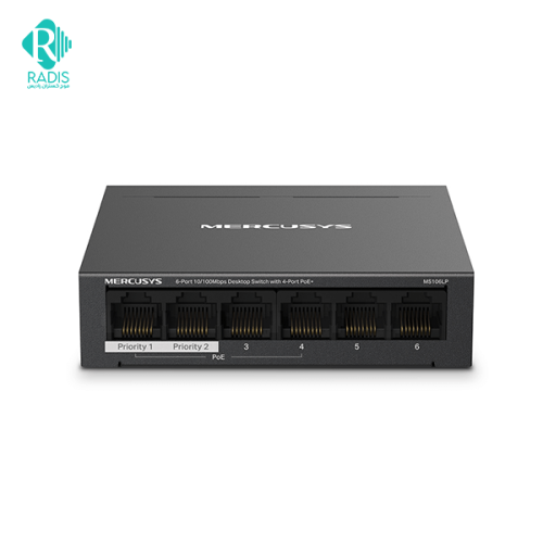سوئیچ 6 پورت مرکوسیس مدل MS106LP