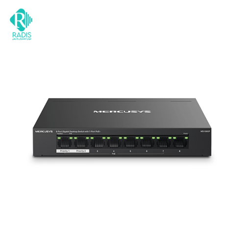 سوئیچ-8-پورت-مرکوسیس-مدل-MS108GP