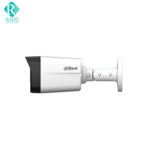 نمای بغل دوربین 5 مگاپیکسل داهوا مدل DH-HAC-HFW1509TLMP-IL-A(P) با طراحی مقاوم