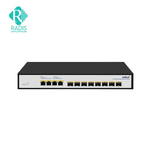 سوئیچ اترنت 4 پورت HRUI مدل HR-SWTGW2C48NS