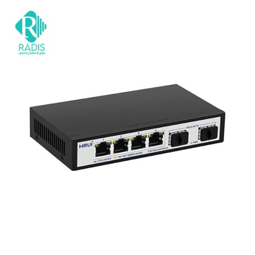سوئیچ اترنت 4 پورت HRUI مدل HR-SWTG024AS