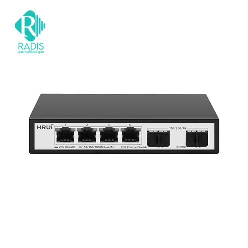 سوئیچ اترنت 4 پورت HRUI مدل HR-SWTG024AS
