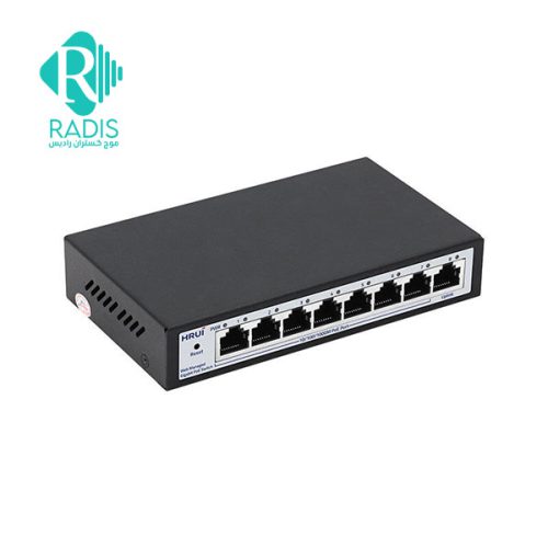 سوییچ شبکه 7 پورت HRUI مدلHR-AFGW-71