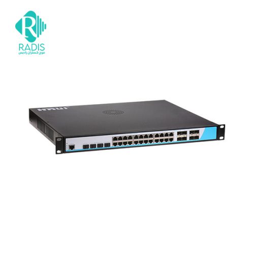 سوییچ شبکه 24 پورت HRUI مدل HR-SWTG342408S