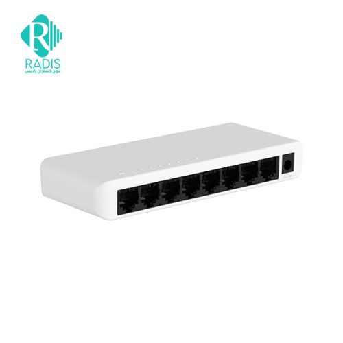 سوییچ شبکه 8 پورت HRUI مدل HR-SW0080+