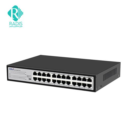 سوییچ شبکه 24 پورت HRUI مدل HR-SWG10240D